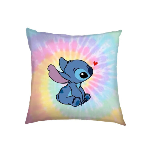 Anime Figure Disney Stitch Double Sided Print Pillowcase Kawaii Stitch