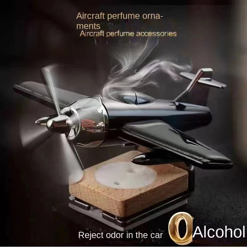 Solar Aircraft Car Perfume Ornament Car Solid Aromatherapy Car