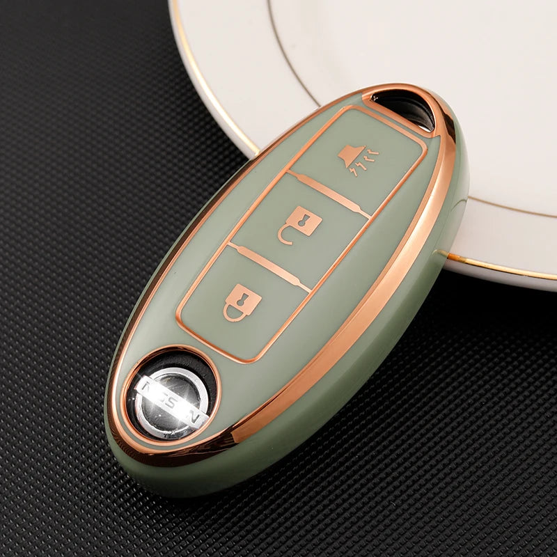 TPU Car Key Cases for Nissan Juke X-trial Qashqai Micra Leaf Note