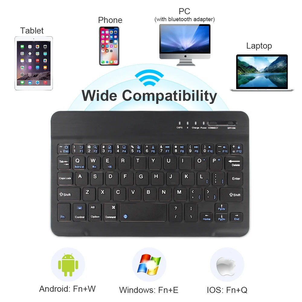 Bluetooth Wireless Keyboard Mini Keyboard For Laptop Tablet Phone Ipad