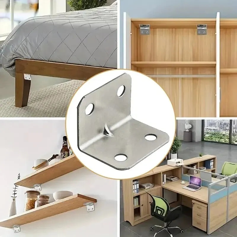 20pcs Angle Iron Board Table, Chair, Cabinet, Wardrobe, Fixed