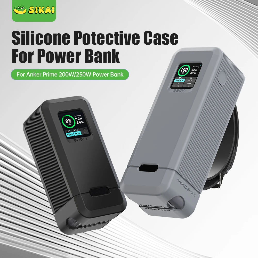 Silicone Case for Anker Prime 27,650mAh 250W/20,000mAh 200W Power Bank