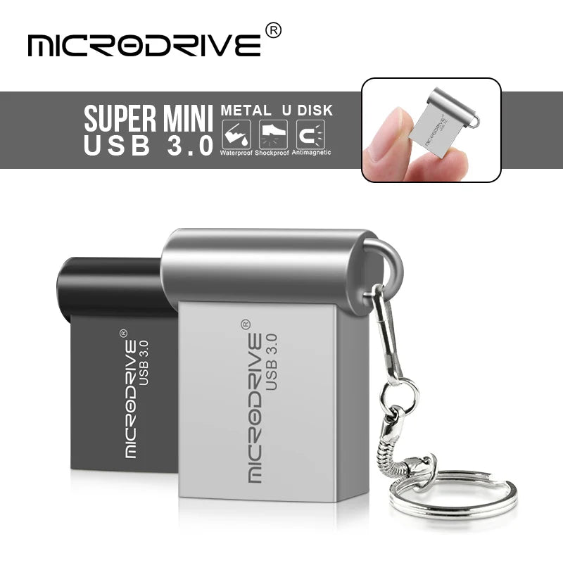 USB Flash Drive High Speed 3.0 Mini Flash Pendrive 128GB 64GB 32GB