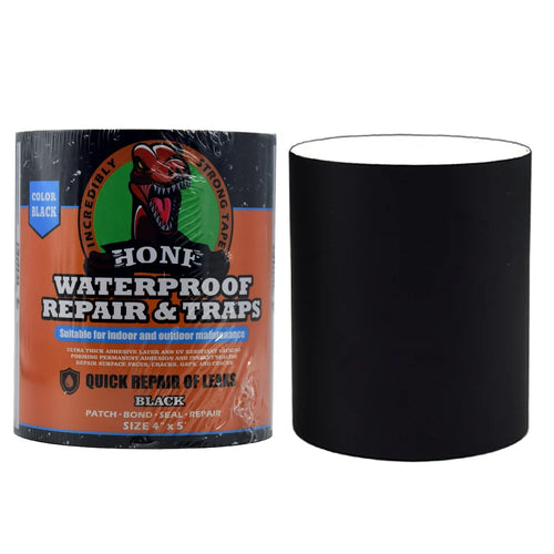 Black / Transparent Strong Waterproof Tape, High Strength Toughness,