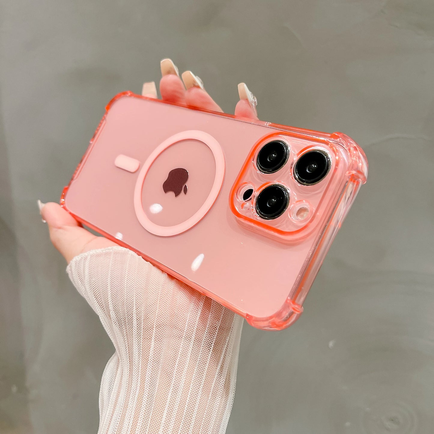 Luxury Wireless Charge Magsafe Shockproof Phone Case For iPhone 11 12