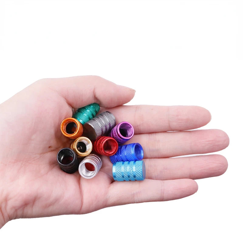 4pcs Universal Car Wheel Tire Valve Stem Caps Dust Covers Aluminum