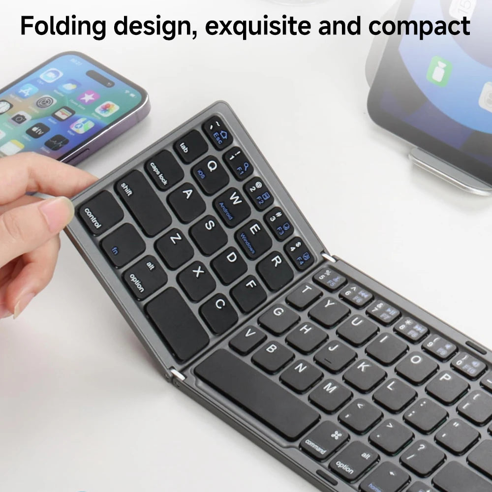 Mini Bluetooth Keyboard with Touchpad for Android IOS Windows Three