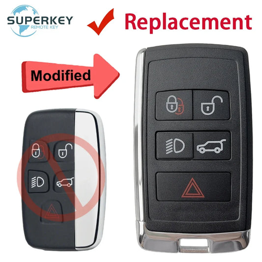 Upgraded Modified Smart Car Key Case Shell For Land Rover Range Rover
