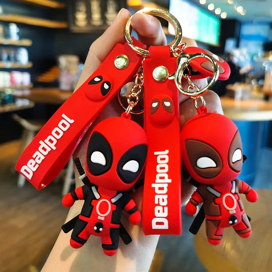 Marvel Cute Doll Pendant Anime Figures Deadpool Q Version Fashion