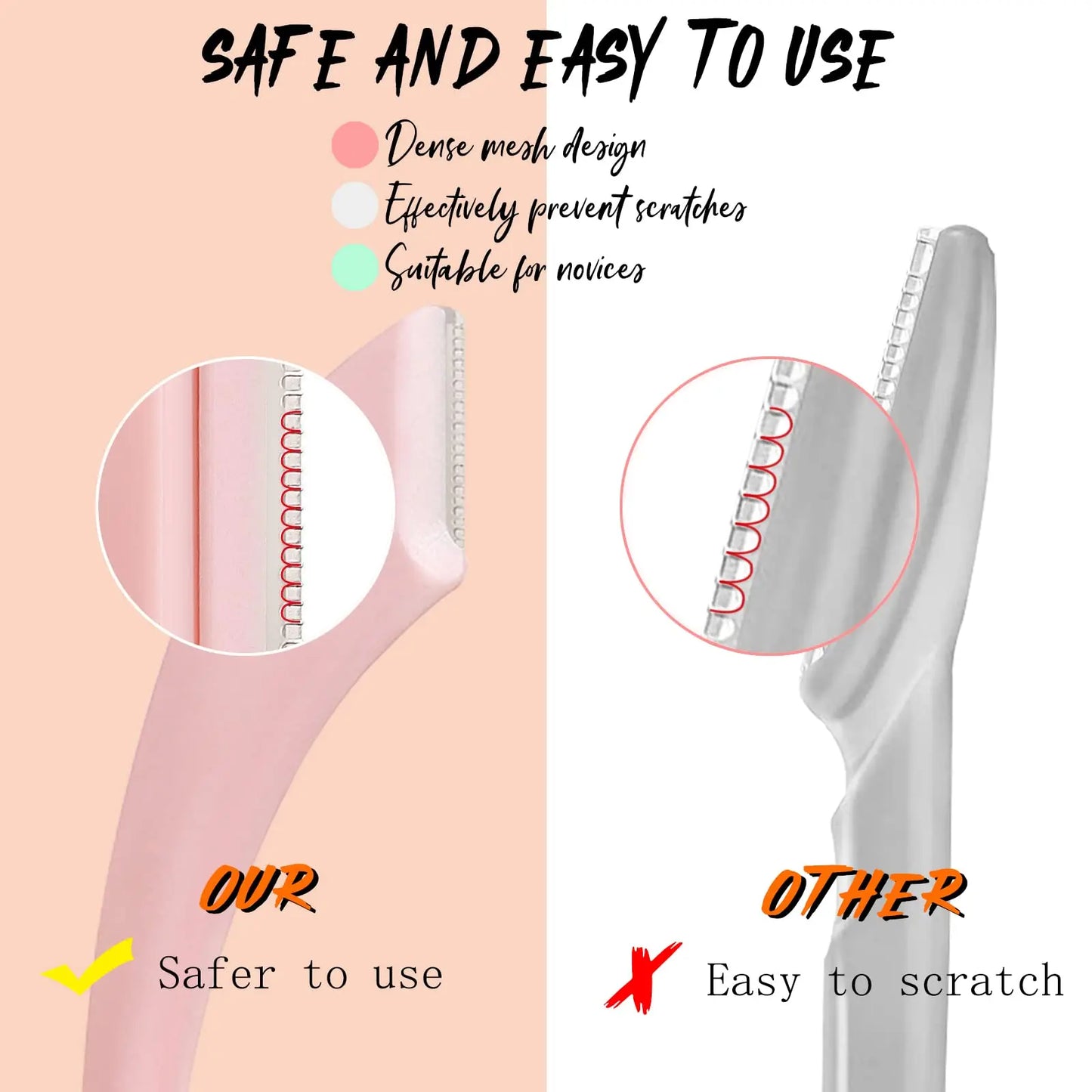Eyebrow Trimming Knife Eyebrow Face Razor For Women Professional