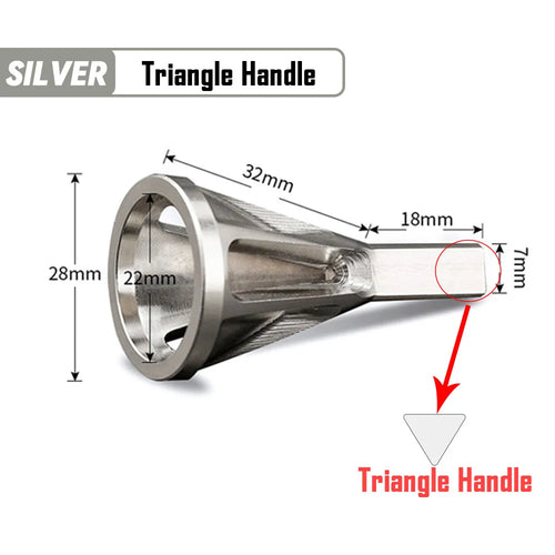 Deburring External Chamfer Tool Metal Hex Triangle Trimming Drill Bit