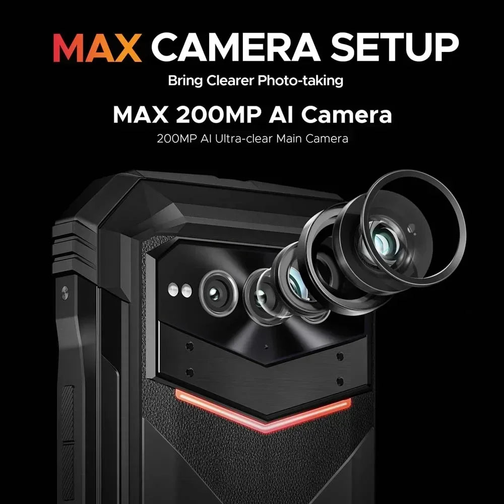 Global Version DOOGEE V Max Plus Rugged Phone 6.58" 120Hz 36GB(16+20)