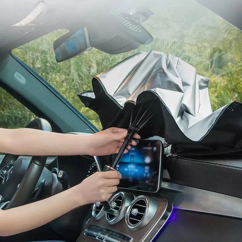 Car Sunshade Umbrella Windshield Folding Front Parasol Umbrella Type