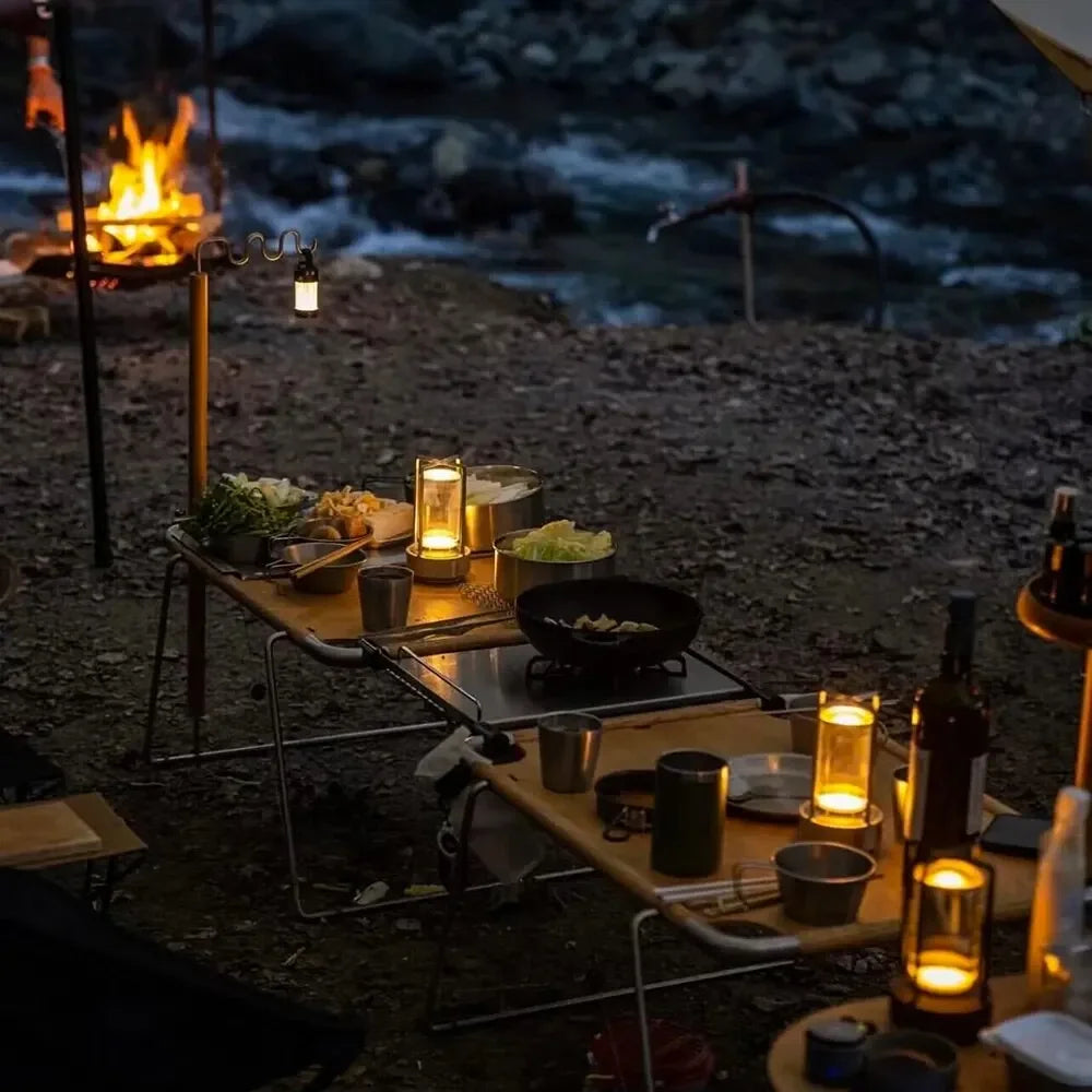 Led Cordless Table Lamp Industrial Style Desk Lamps Outdoor Camping