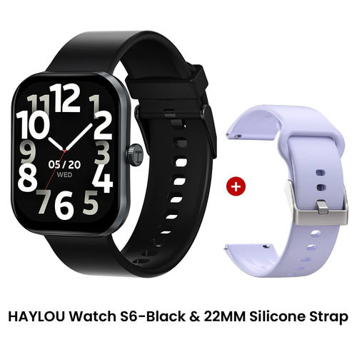 HAYLOU Watch S6 Smartwatch 2.01" HD Display Smart Watch Bluetooth
