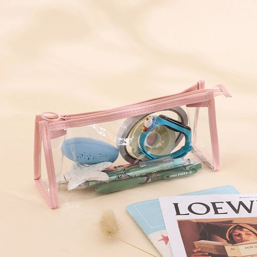 1PC Stationery Large Capacity Zipper Storage Bag for Elementary School