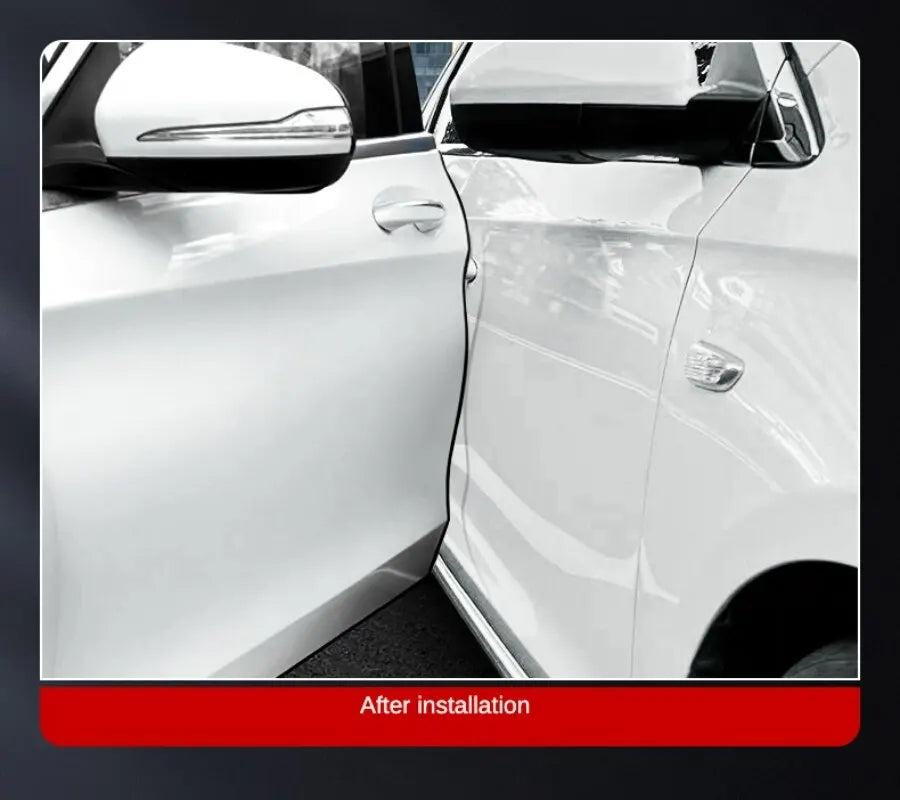 5m Car Door Bumper U Shaped Decorative Strip Anti Scratch Anti Scratch
