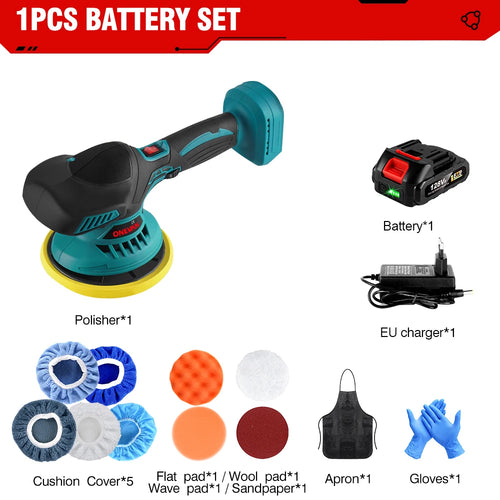 ONEVAN Cordless 21V Car Polisher Electric Polisher Automobile Car