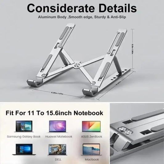 Portable Laptop Stand Aluminum Notebook Support Computer Bracket