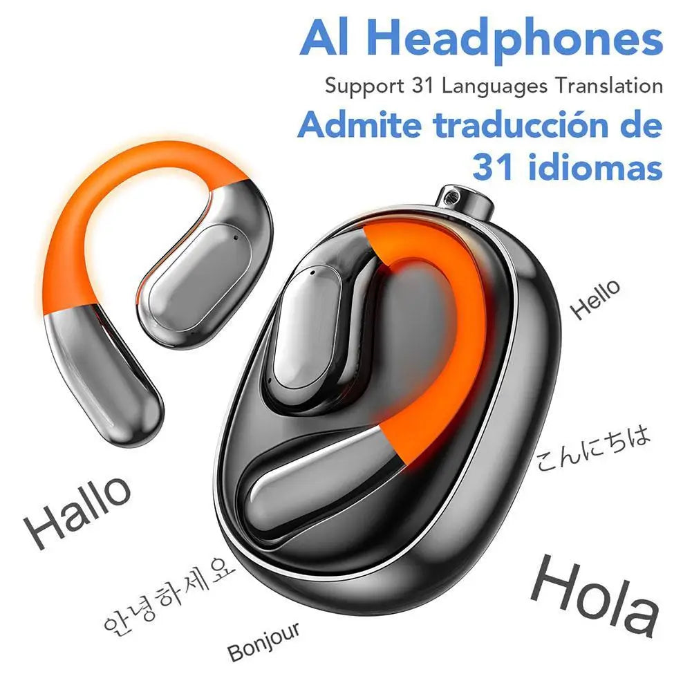 AI Translator Earphone Wireless Bluetooth-compatible Translation