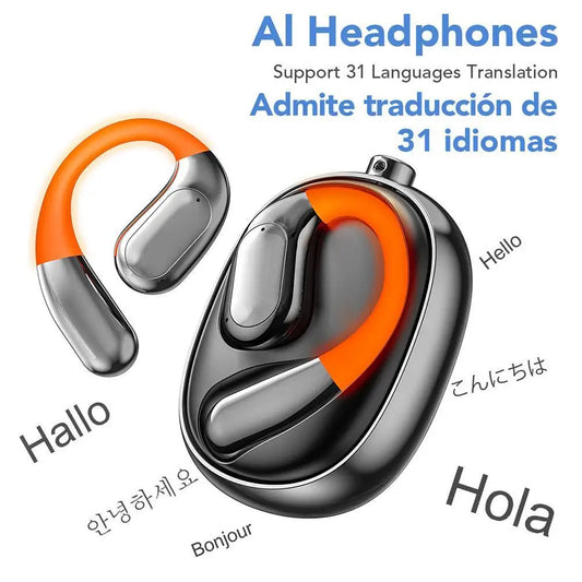 AI Translator Earphone Wireless Bluetooth-compatible Translation