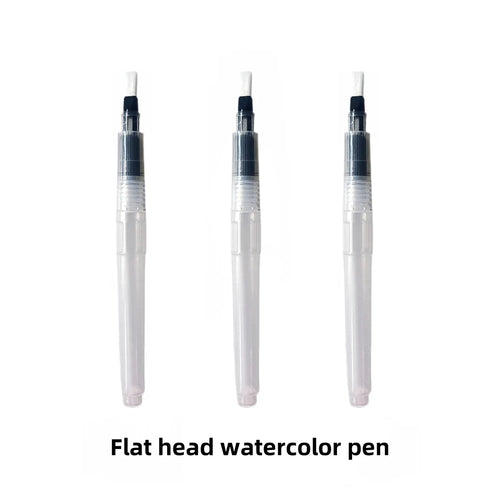 Fountain pen tip Flat head water soluble color lead water storage