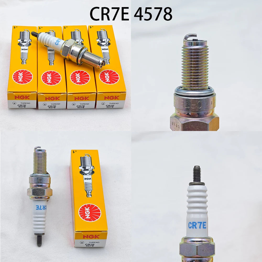 4pcs Original Motorcycle NGK Spark Plug CR6E CR7E CR8E CR9E For Some