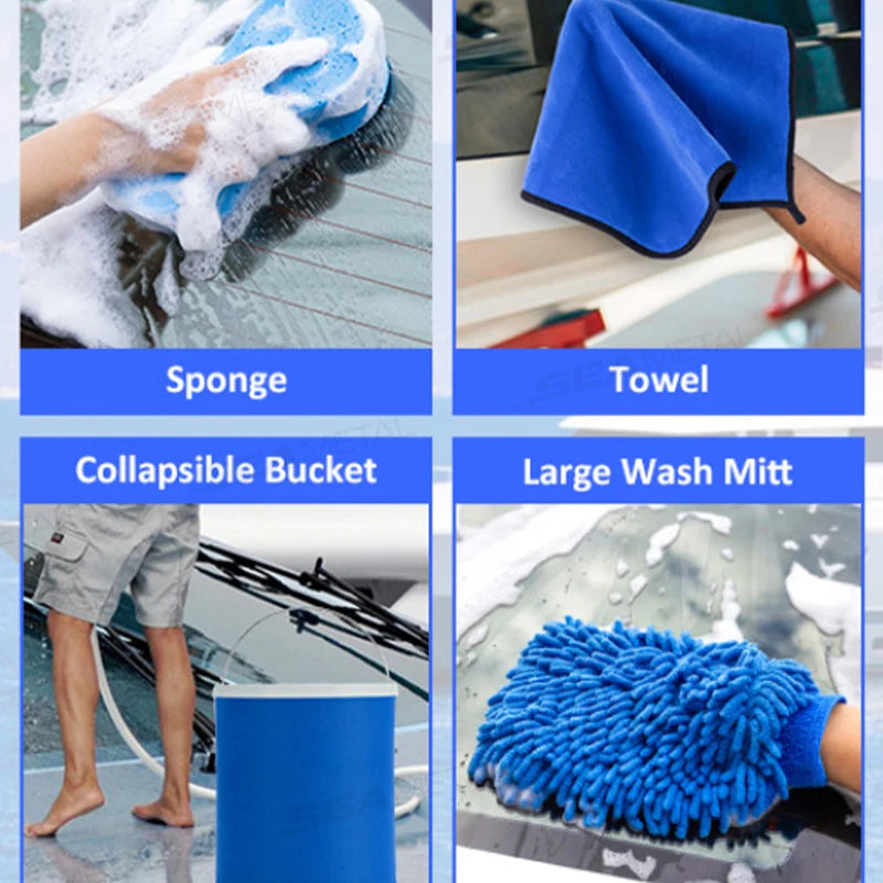 SEAMETAL 5/13PCS Car Detailing Brush Set Multifunctional Detail