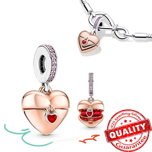New Arrival 925 Sterling Silver Love You Mom Entwined Infinite Hearts