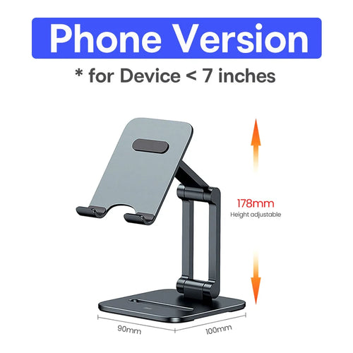 Baseus Phone Holder Stand Aluminum Alloy Cell Phone Tablet Stand