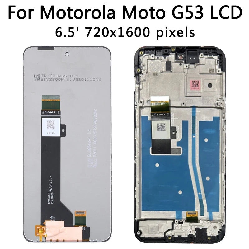 AAA Quality For Motorola Moto G13 G23 G53 G73 E13 LCD Display With