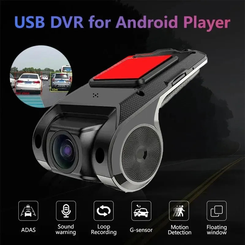 Car DVR Dash Cam Full HD 1080P Dash Cam For DVD Android Player ADAS