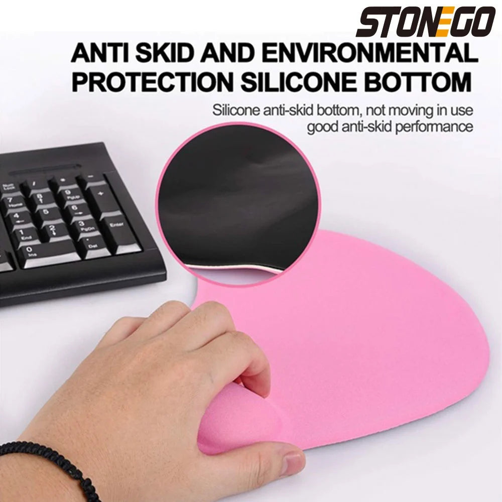 STONEGO EVA Protect Wrist Mouse Pad Soft Sponge Mouse Pad Computer
