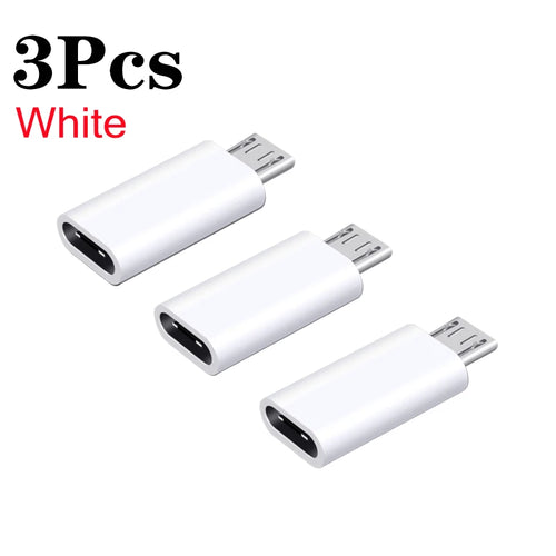 1-6Pcs USB Type C Female To Micro USB Male Adapter Connector TypeC USB