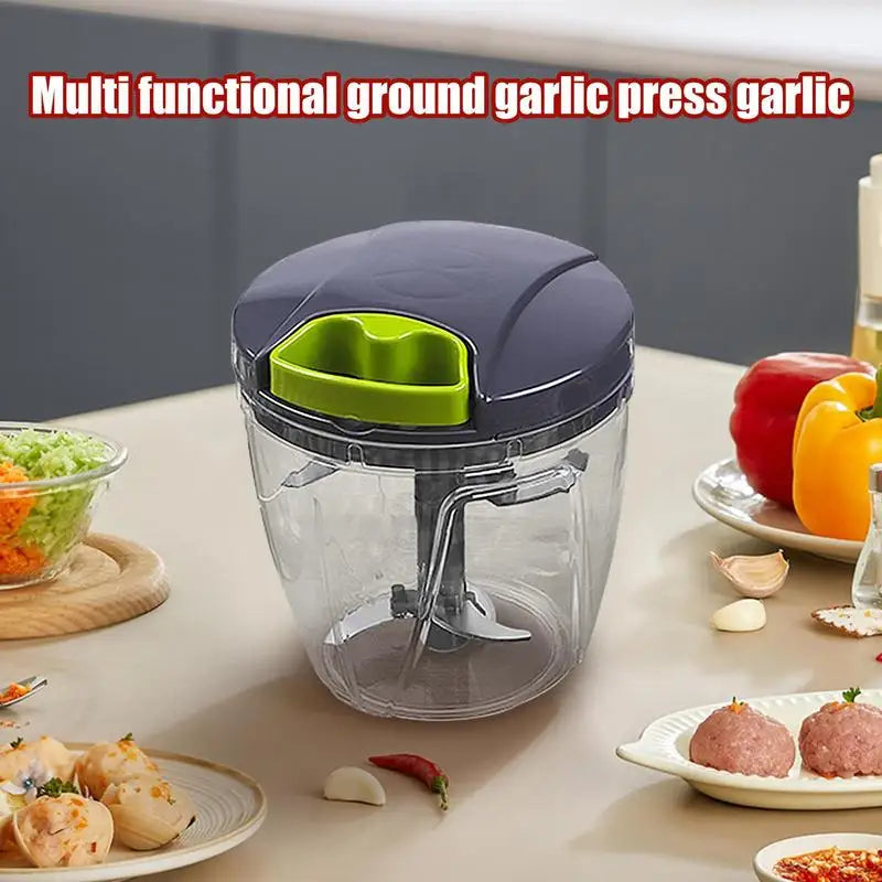 Mini Garlic Chopping Hand String Food Blender Multifunctional Garlic