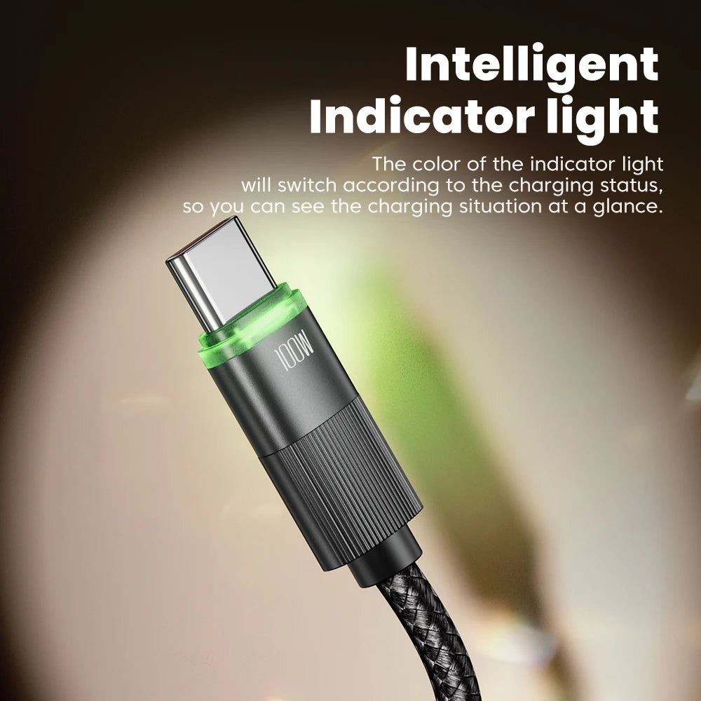 Toocki 5A100W Type C To Type C Cable Spring Retractable Car Phone