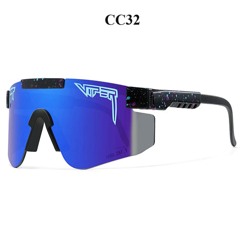 Men Women Pit Viper Cycling Glasses UV400 Sunglasses Adults Outdoor