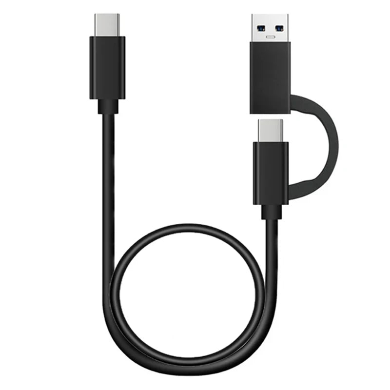 Clearance_2 in 1 USB C Cable Fast Charging 10Gbps Data Sync USB A/C
