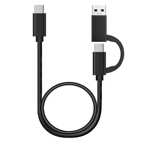 Clearance_2 in 1 USB C Cable Fast Charging 10Gbps Data Sync USB A/C