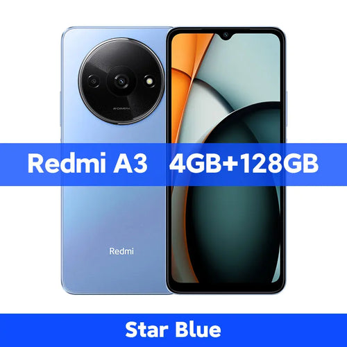 Global Version Xiaomi Redmi A3 Smartphone 64GB / 128GB ROM 6.71" Dot