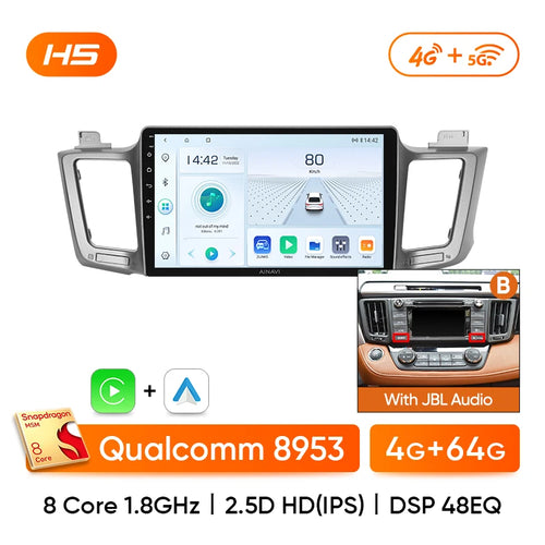 Ainavi Car radio For Toyota RAV4 RAV 4 XA40 2012-2019 Carplay Android