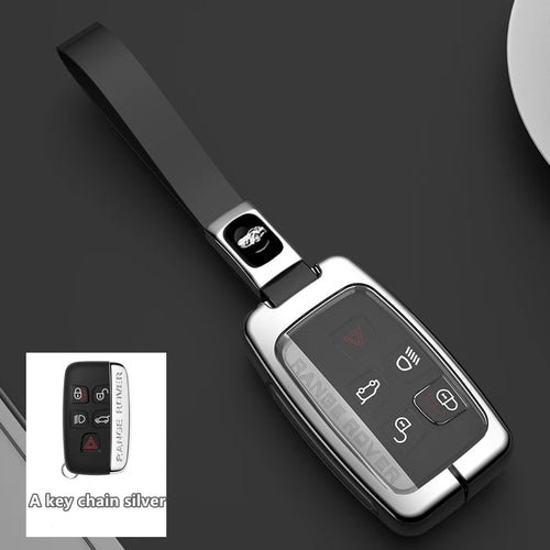 Car Zinc Alloy TPU Key Case Cover Holder For Land Rover Range Rover