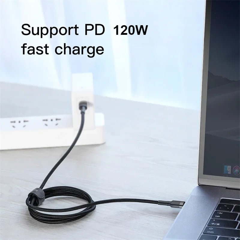 PD 120W Super Charging For Samsung S24 S23 USB C TO USB Type C Cable