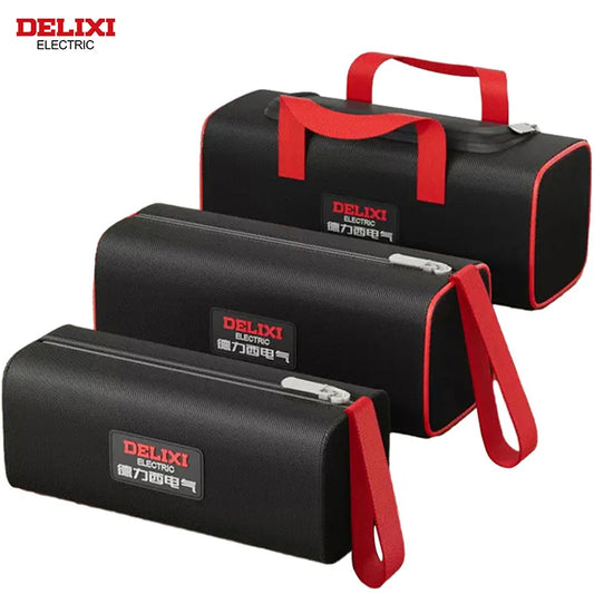 DELIXI ELECTRIC Tool Bag Oxford Cloth Portable Storage Bag,