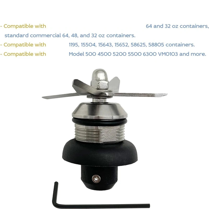 Blender Wet Blade Replacement Assembly With 891 Drive Socket Kit