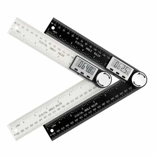 1 PC 2 in 1 Digital Angle Detector Scale Suitable for Woodworking