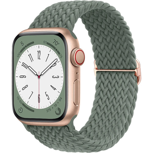 Braided Solo Loop For Apple watch band 45mm 44mm 40mm 49mm 38 41mm