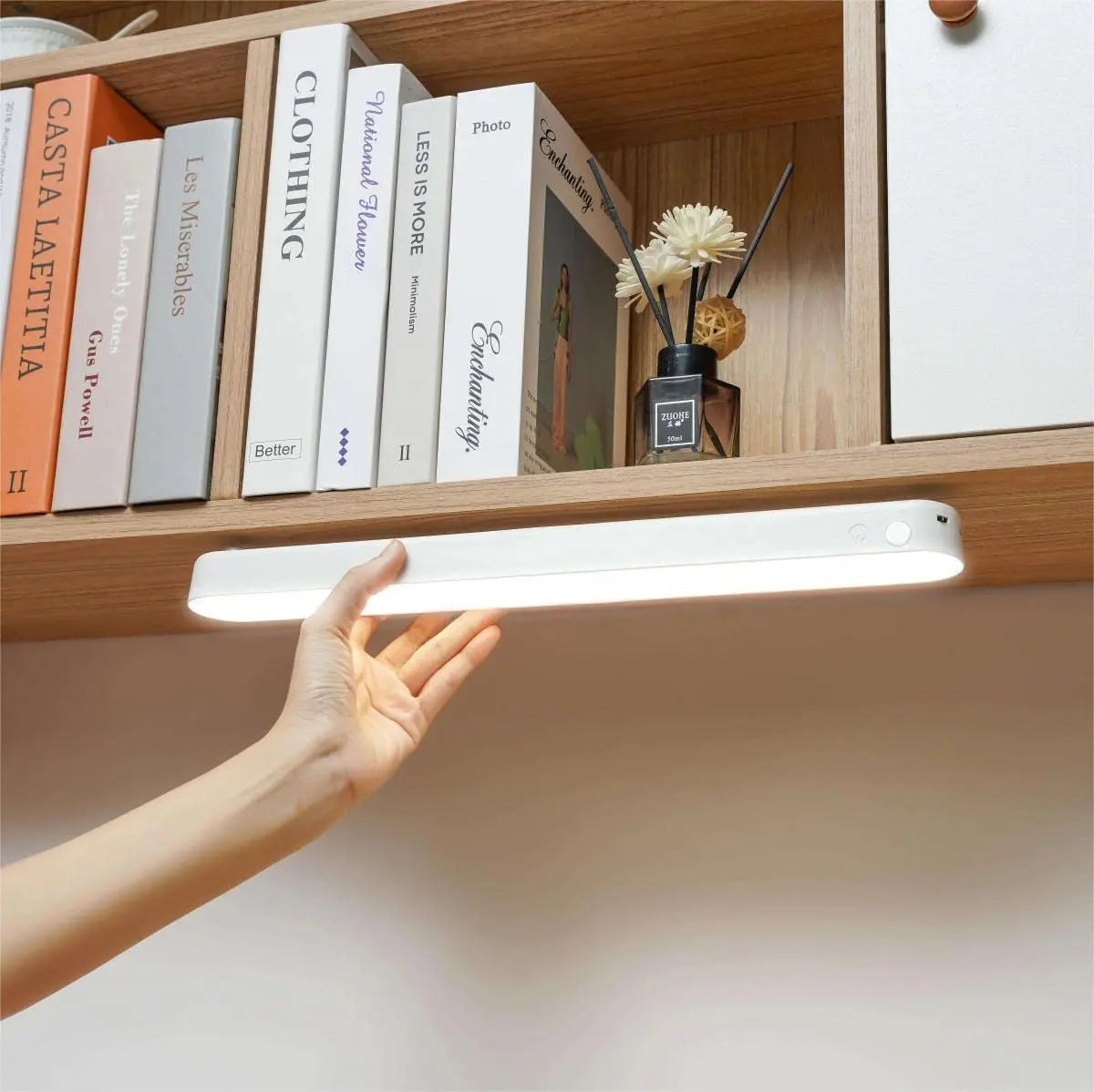 LED Night Light Desk Lamp USB Rechargeable Magnetic Dimming Table Lamp