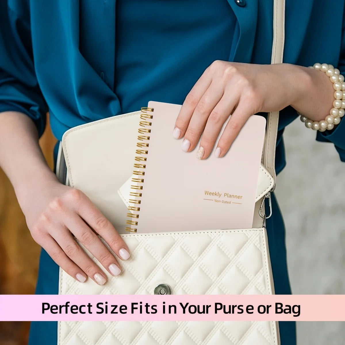 2025 Tree Pattern Spiral Bound Weekly Planner & Notebook & Schedule