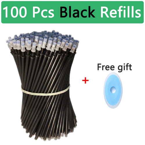100 Pcs/set Kawaii Erasable Refill Erasable pens Gel Pen sketch